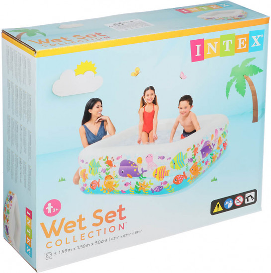 Бассейн надувной «Аквариум»