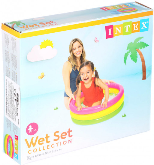 Бассейн надувной «Радуга»