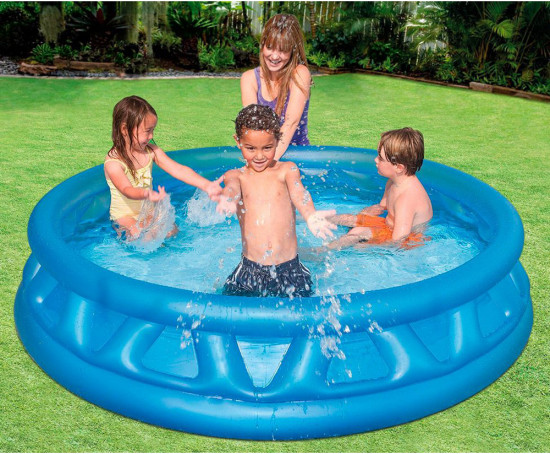 Бассейн с надувным бортом