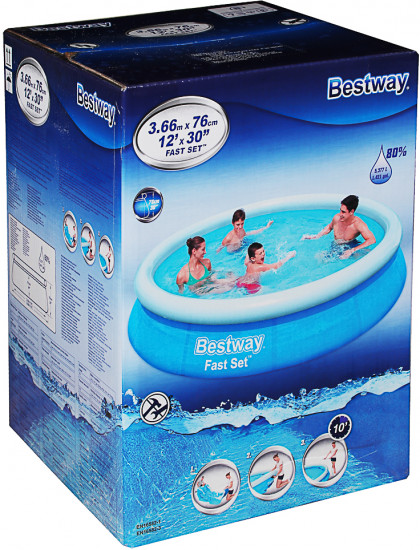 Бассейн с надувным бортом