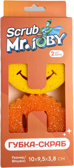 Губка-скраб для мытья посуды