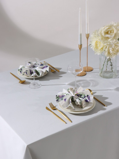 Набор салфеток с декоративными кольцами «Lavender»