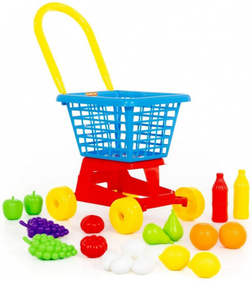 Тележка и набор продуктов Supermarket №1