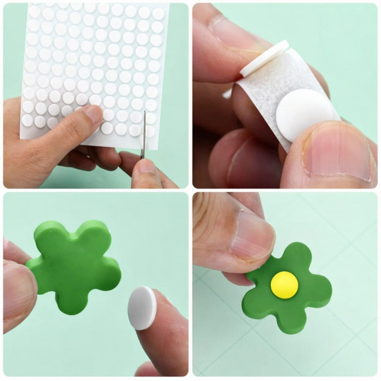 Клеевые точки двухсторонние