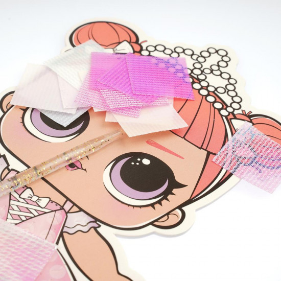 Аппликация тканью «ЛОЛ»