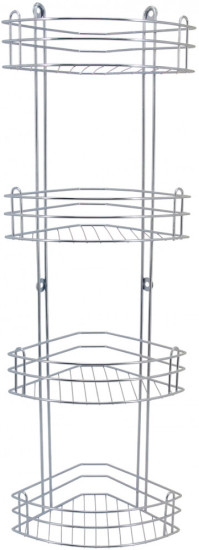 Полка для ванной четырехъярусная