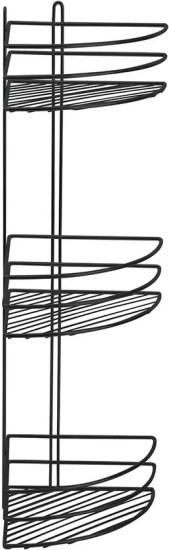 Полка для ванной комнаты трехъярусная угловая