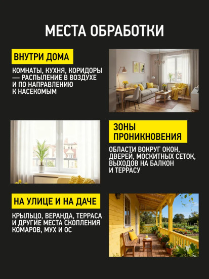 Аэрозоль от летающих насекомых