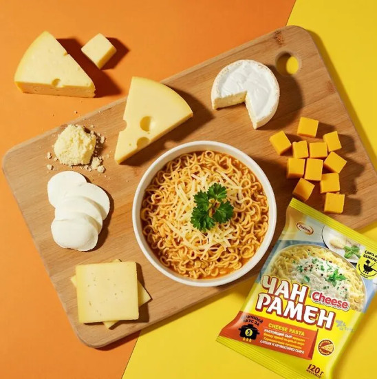 Лапша для варки с сыром «Чан Рамен Cheese pasta»