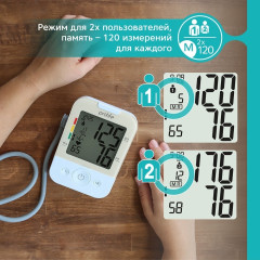 Тонометр автоматический с адаптером и манжетой PA2 Basic AD - Фото 7