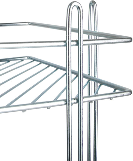 Полка для ванной комнаты трехъярусная угловая