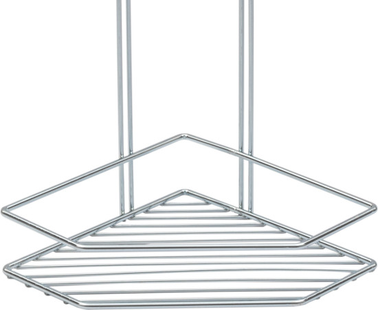 Полка для ванной комнаты трехъярусная угловая