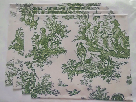 Сервировочная салфетка в стиле Toile de Jouy