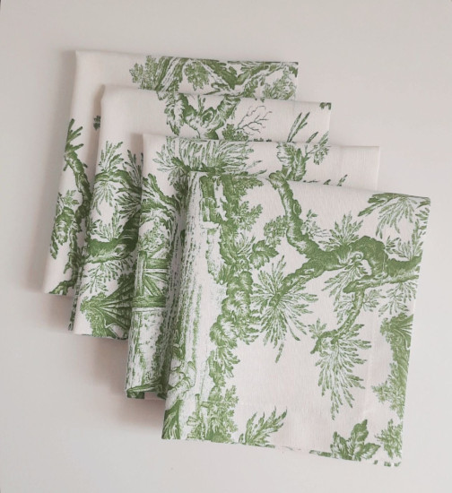 Сервировочная салфетка в стиле Toile de Jouy