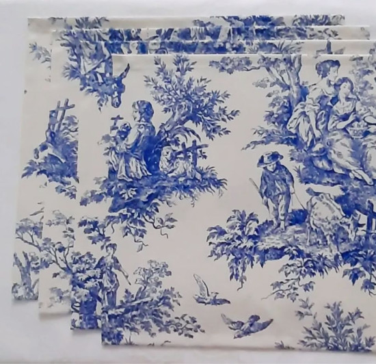 Сервировочная салфетка в стиле Toile de Jouy