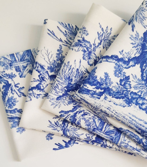 Сервировочная салфетка в стиле Toile de Jouy
