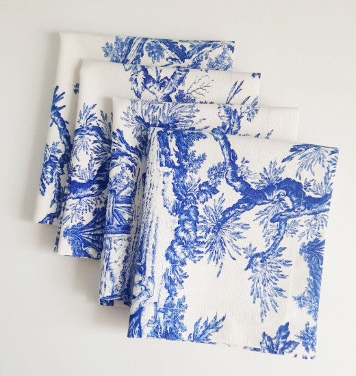 Сервировочная салфетка в стиле Toile de Jouy