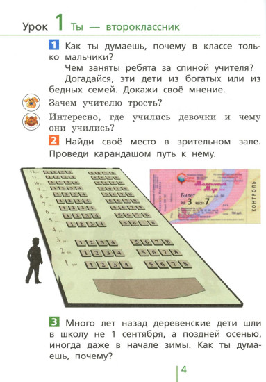 Окружающий мир. 2 класс. Классная тетрадь. Часть 1