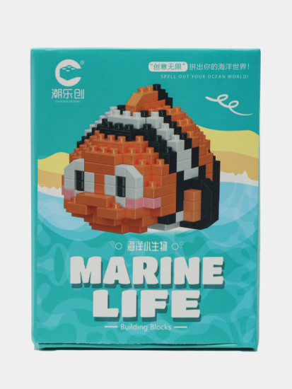 3D мини-конструктор Морские животные