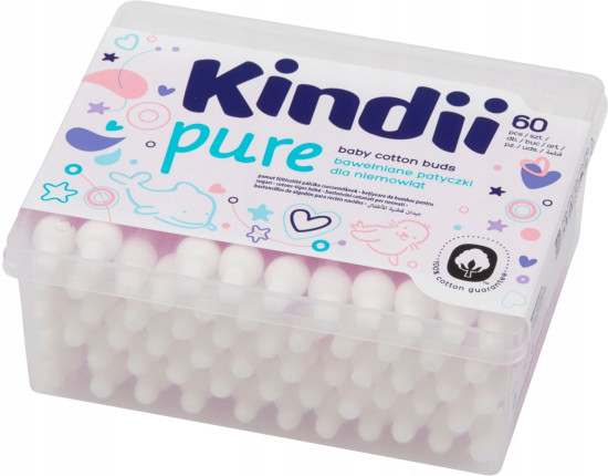 Ватные палочки для детей «Pure»