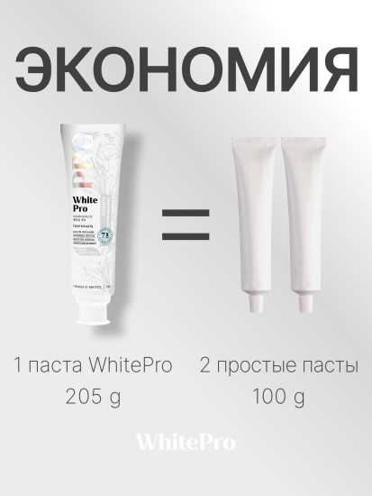 Зубная паста с пробиотиками и ароматом белой лилии «Probiotic»