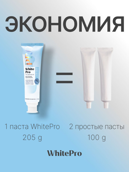 Зубная паста антибактериальная отбеливающая для здоровья десен и свежего дыхания «Ultra Fresh»