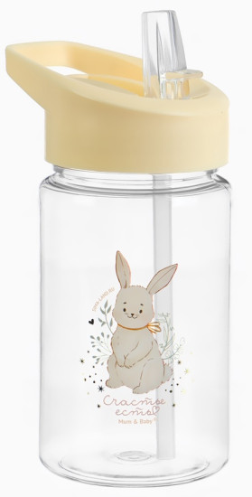 Поильник детский с трубочкой «Зайка»