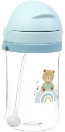 Поильник-непроливайка детский с силиконовой трубочкой и грузиком