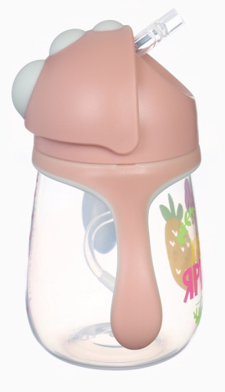 Поильник-непроливайка трубочкой «Фрукты»