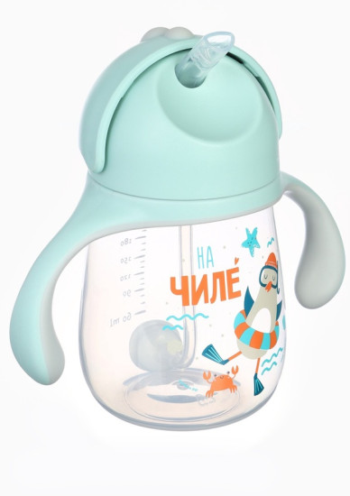 Поильник-непроливайка с трубочкой «Чайка»