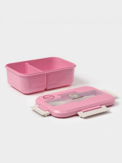 Ланч-бокс с приборами «Фламинго»