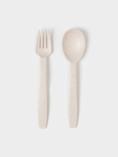 Ланч-бокс с приборами «Фламинго»