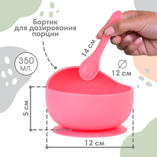 Детская посуда в наборе