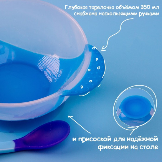 Детская посуда в наборе «Наш любимый сыночек»