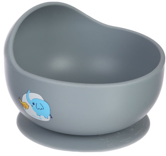 Детская силиконовая тарелка