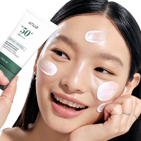 Спф крем Heartleaf Silky Sun Cream 50+