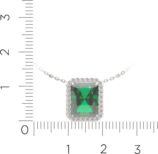 Колье из серебра
