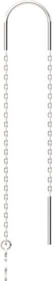 Серьги из серебра