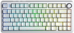 Клавиатура  F75 White Contour белая - Фото 1