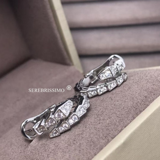 Серьги Змейка