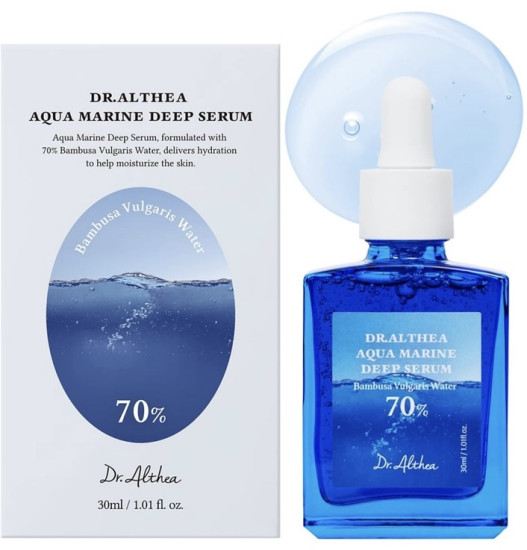 Сыворотка с ПДРН и бамбуком для глубокого увлажнения «Aqua Marine»
