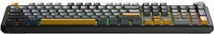 Беспроводная игровая клавиатура  F108 Pro Серо-желтая - Фото 2