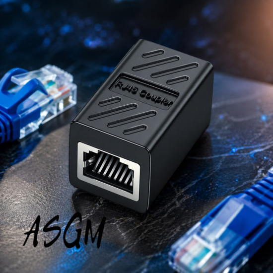 Переходник ASGM RJ45 для сетевых кабелей Ethernet
