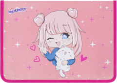 Папка для труда на молнии А4, 1 отделение, откидная планка, органайзер, «Anime pals», 272222 - Фото 5