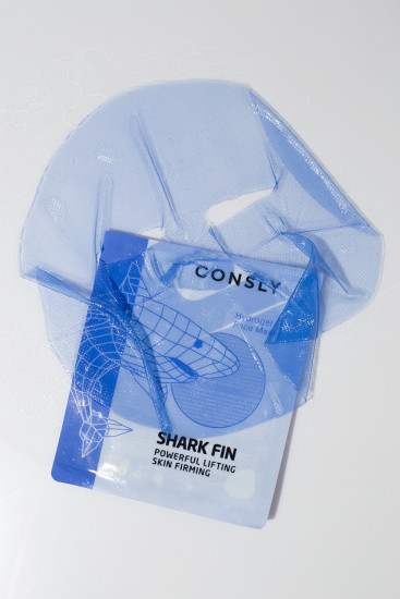 Маска для лица гидрогелевая с экстрактом акульего плавника «Hydrogel Shark Fin Face Mask»