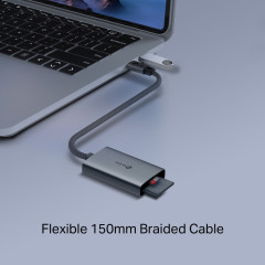 Картридер UA440C USB Type-C для SD, SDHC, SDXC, microSD, micro SDHC, micro SDXC - Фото 4