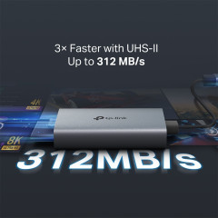 Картридер UA440C USB Type-C для SD, SDHC, SDXC, microSD, micro SDHC, micro SDXC - Фото 5