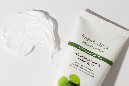 Пенка для умывания лица успокаивающая с центеллой азиатской «Fresh Cica Foam Cleanser»