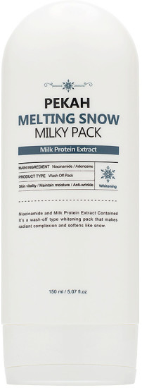 Маска для лица омолаживающая с молочными протеинами «Melting Snow Milky Pack»