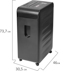 Уничтожитель (шредер) PS-2542x, CD, «HeavyDuty», 4 уровень секретности, 4х40 мм, 25 листов, корзина 42 литра, 532594 - Фото 9